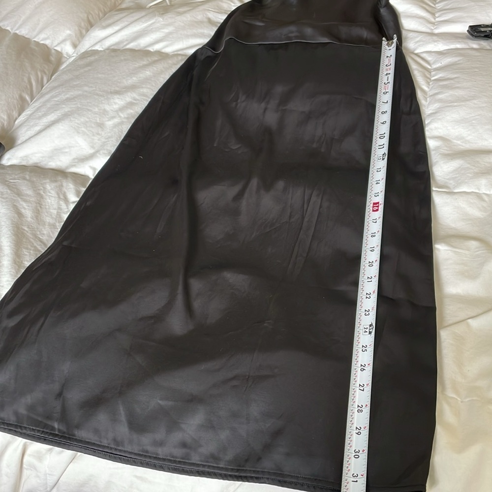 Old Navy | Black | Cowl Neck | Spaghetti Strap | Satin | Slip Dress | Size S - Picture 14 of 17